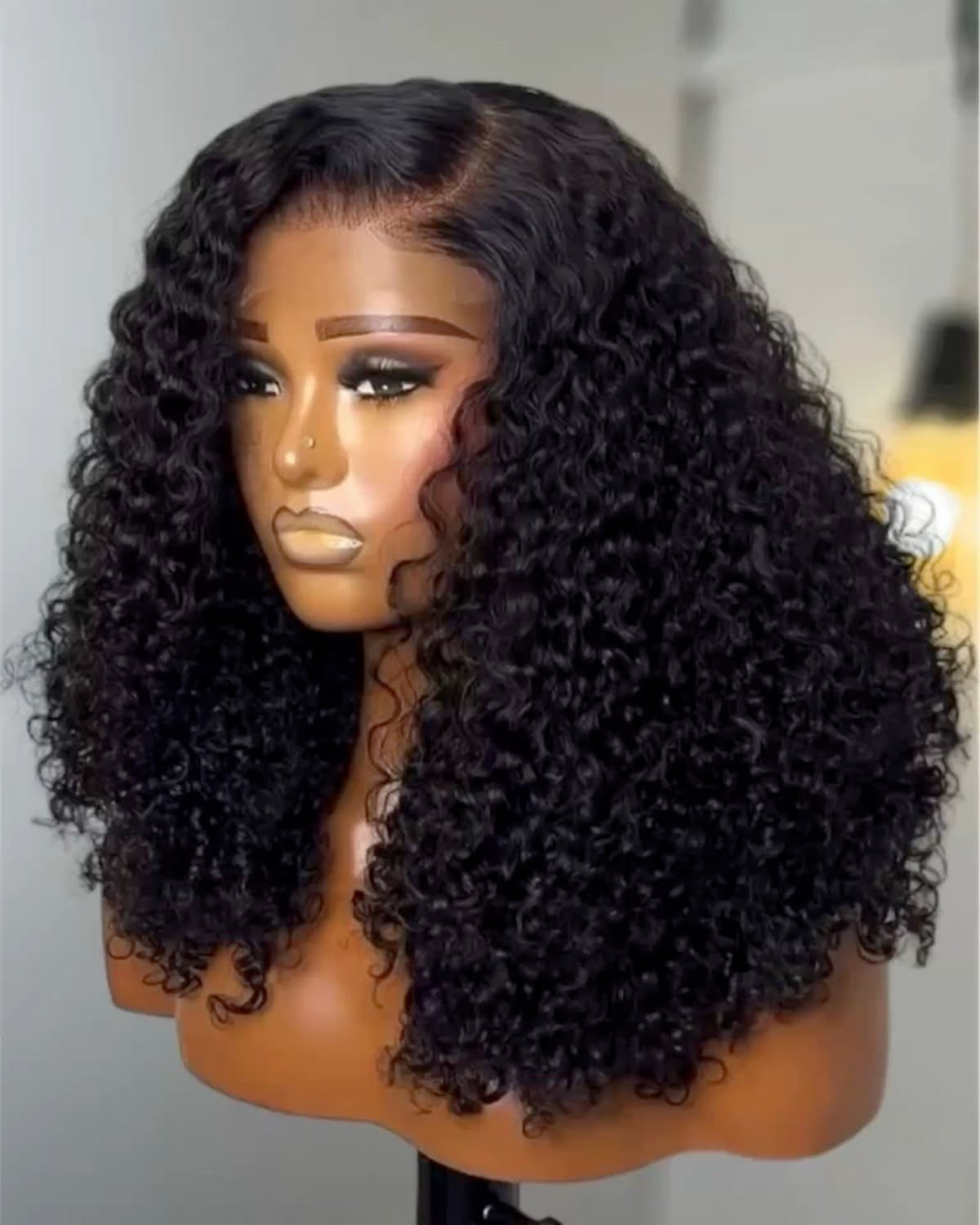 Pixie Curly Wig – Super Double Drawn Human Hair
